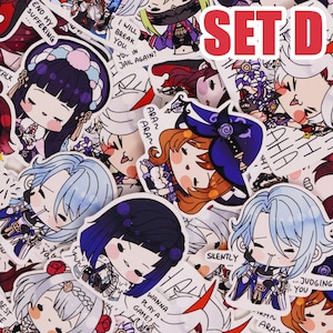 Derpy Genshin Auswirkungen Sticker SET D