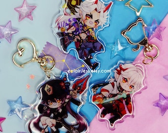 Genshin Impact Keychains & Vinyl Stickers