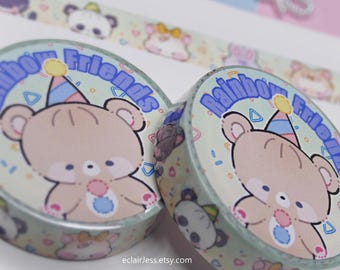 Cinta adhesiva decorativa Rainbow Friends
