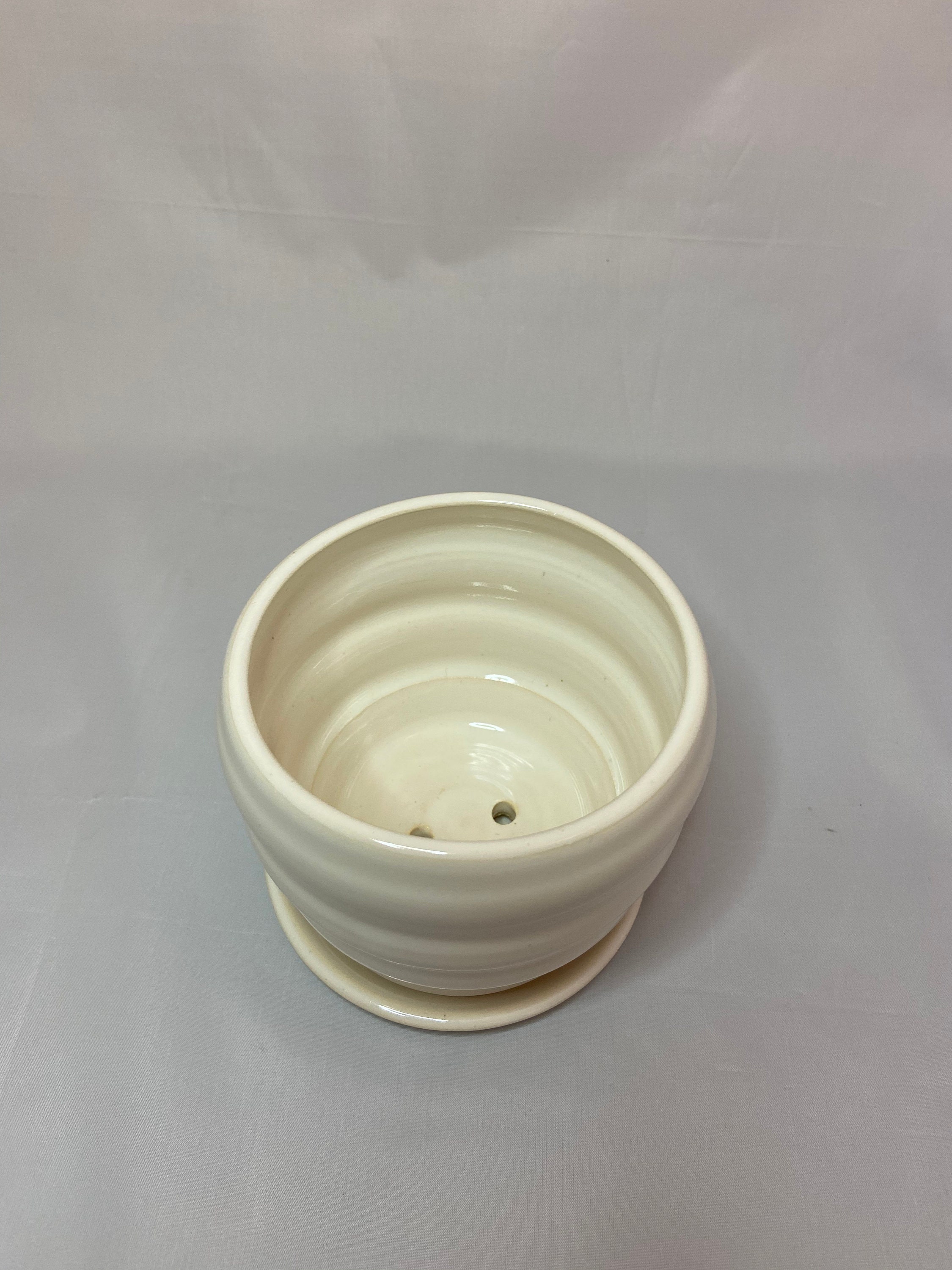 Ceramic Planter Pot with drain holes Etsy