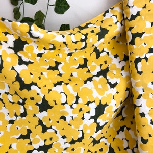 Grijs en goud Abstract Print 100% Rayon Stof, Art Gallery Stof, Lente / Zomer Print rayon Jurk Tops Stof