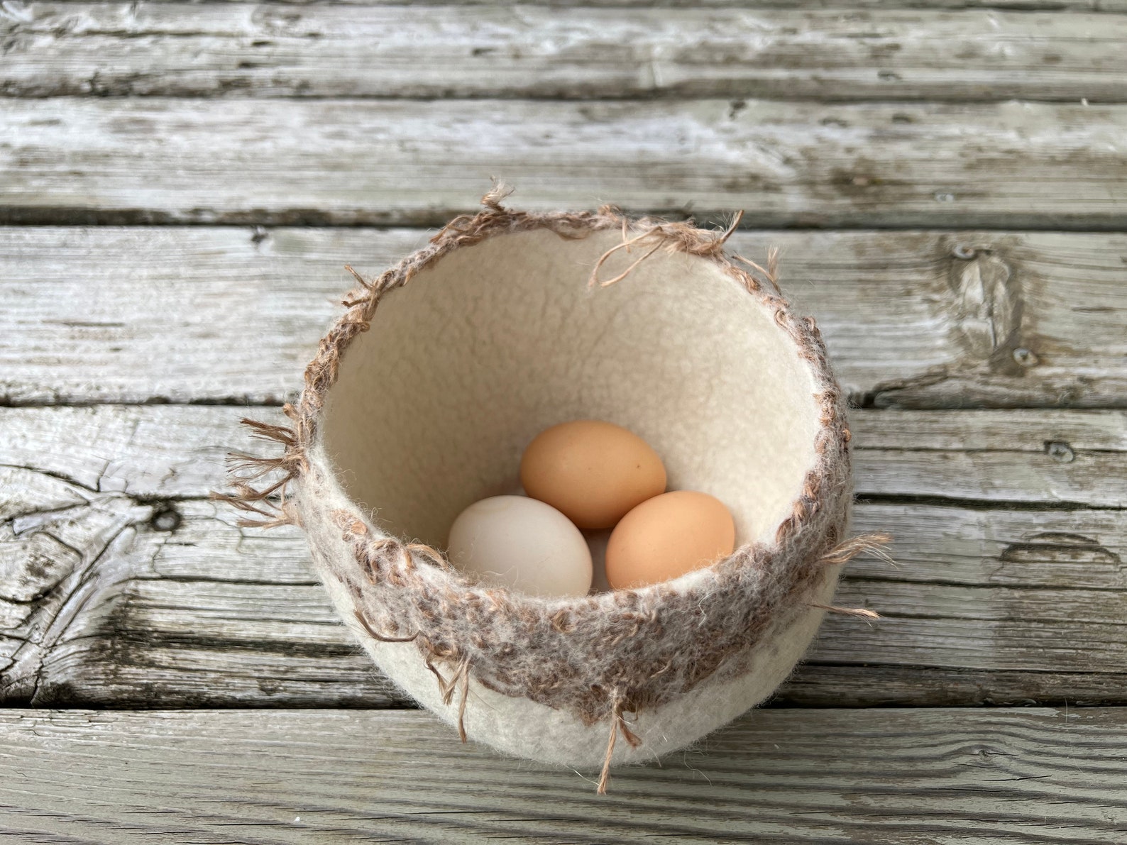 Japandi Style Decorative Felted Vase Minimalistic Felted Etsy