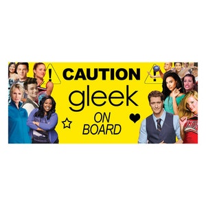 Gleek on Board Bumper Sticker • Weatherproof!