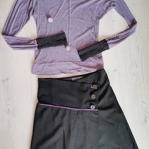 Ensemble cop copine top et jupe 36