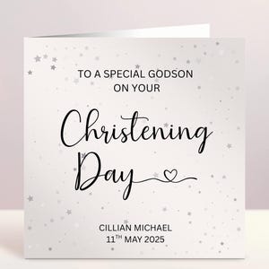 Tarjeta de bautizo personalizada, bautismo, ahijado, ahijada, madrina, padrino, tarjeta personalizada, tarjeta de bebé, cualquier texto, Irlanda, irlandés
