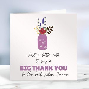 Tarjeta de agradecimiento personalizada, gracias padres, mejor amiga, hermana, tarjeta personalizada, tarjeta para mamá y papá, tarjeta de agradecimiento de boda, Irlanda, irlandés
