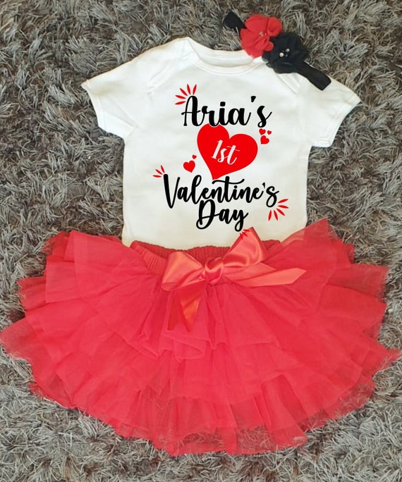 Buy First Valentines Tutu Vest and Headband Set, 1st Valentines