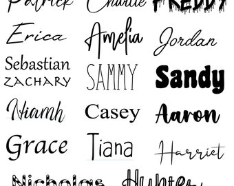 Vinyl Decal Name Labels for Glasses, Water Bottles, Lunch Boxes, Storage and More, Custom Name Stickers, Bridesmaid, Wedding, Ireland, Irish