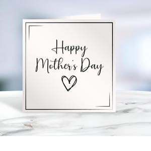 Gepersonaliseerde Moederdagkaart, fijne Moederdag, mama, mama, mama, baby's eerste Moederdag, hart, aangepaste kaart, Ierland, Iers