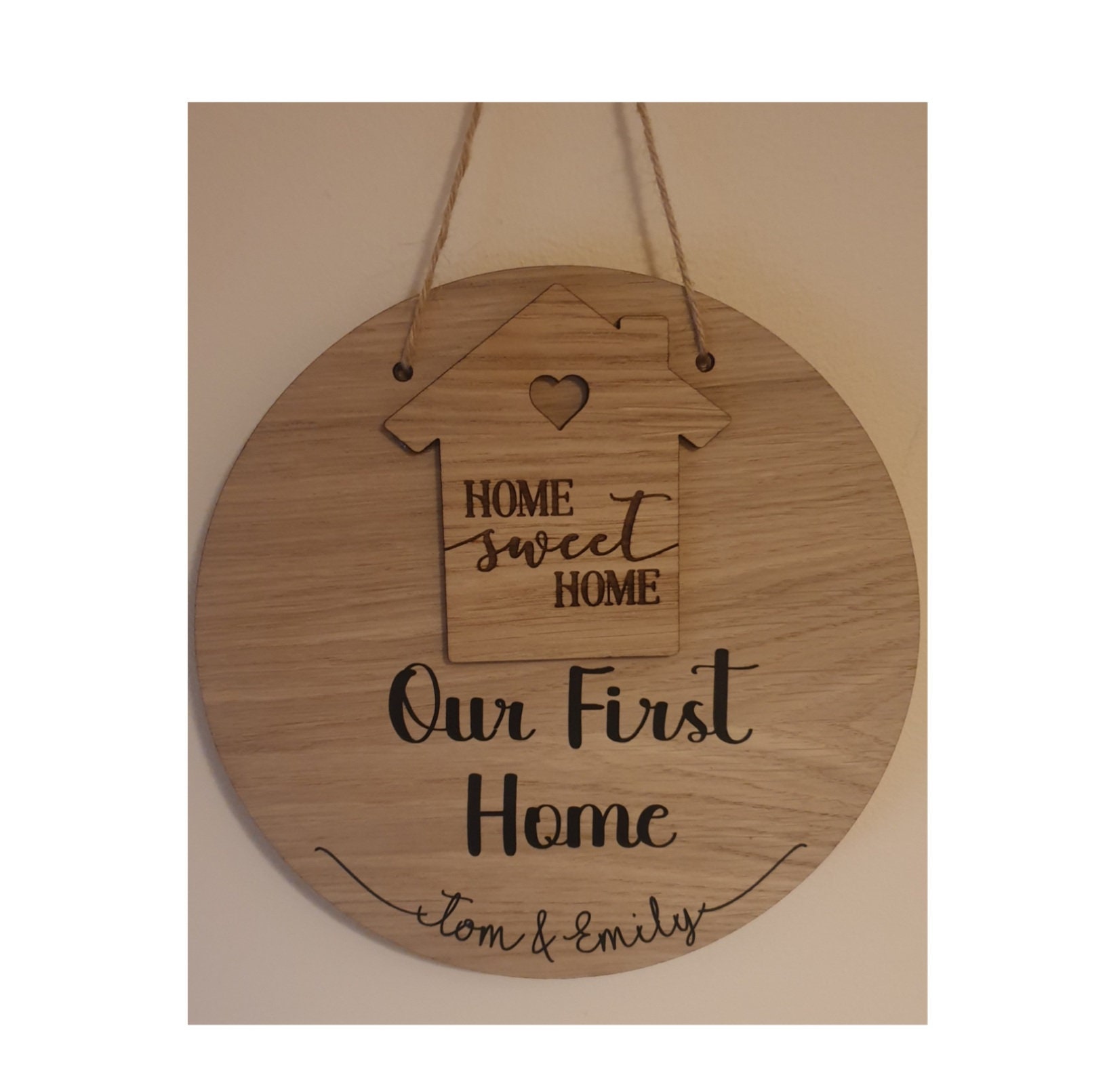 MayAvenue Home Sweet Home Cadre photo familial en bois pour pendaison de crémaillère Cadeau de Noël (foncé MayAvenue Home Sweet Home Cadre photo familial en bois pour pendaison de crémaillère Cadeau de Noël (foncé