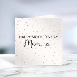 Biglietto personalizzato per la festa della mamma, Buona festa della mamma, mamma, mamma, prima festa della mamma del bambino, cuore, biglietto personalizzato, Irlanda, irlandese