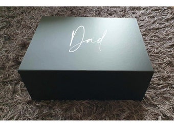 Scatola regalo personalizzata, scatola regalo per la festa del papà, regalo per neo-papà, regalo di compleanno per papà, scatola regalo per uomo, scatola ricordo di nozze, Irlanda, irlandese