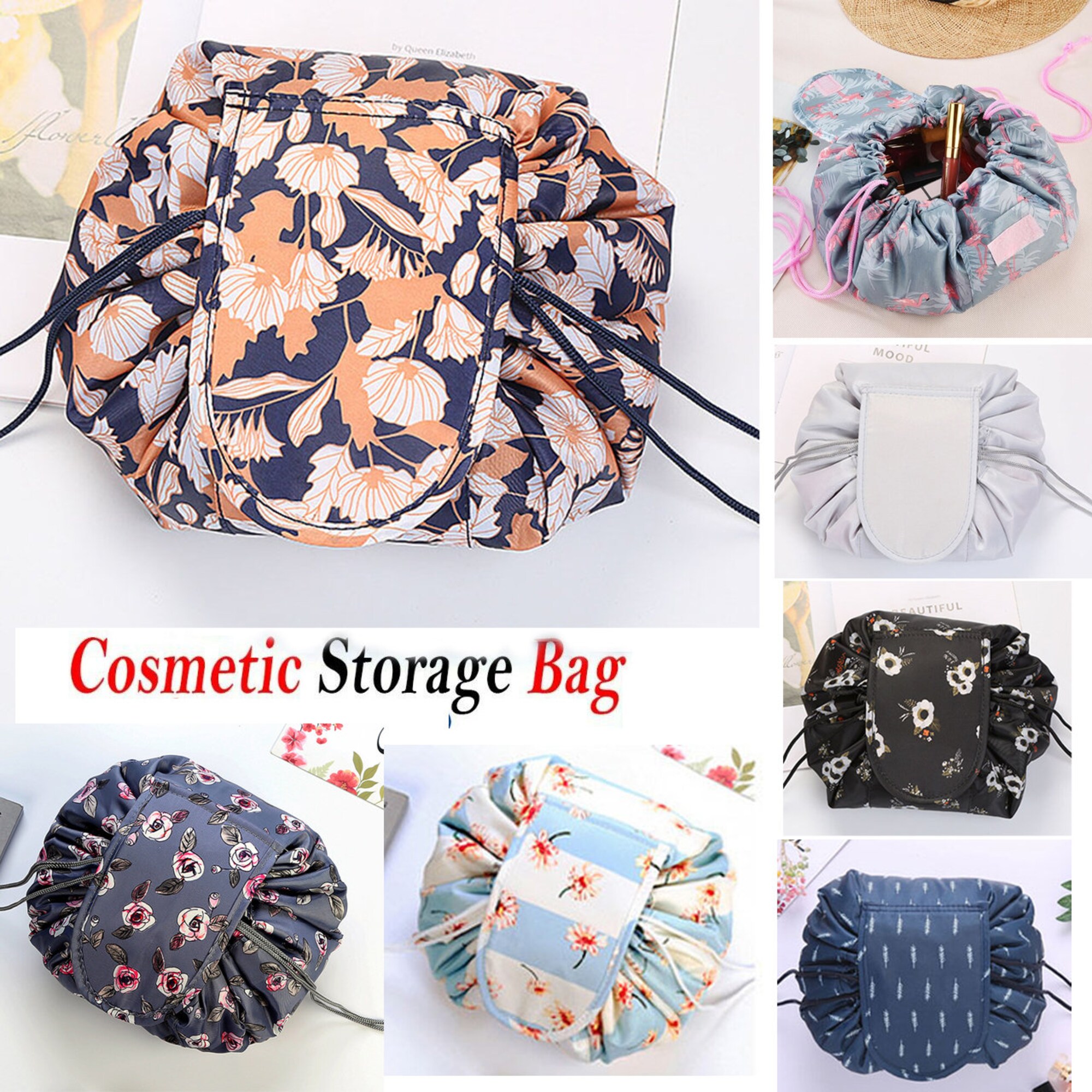 Portable Travel Makeup Cosmetic Bags Organiser Multi-function Case Toiletry Bags for Women