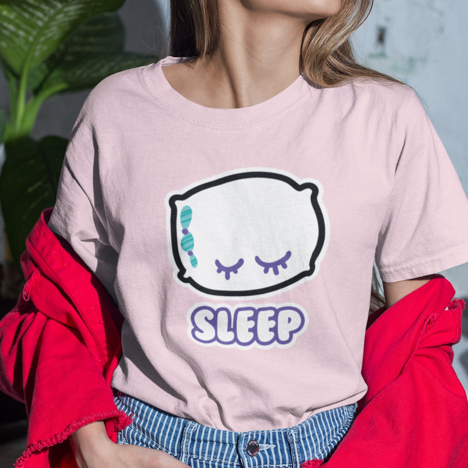 Sleep TShirt sleeping clothes womens mens apparel cute Etsy