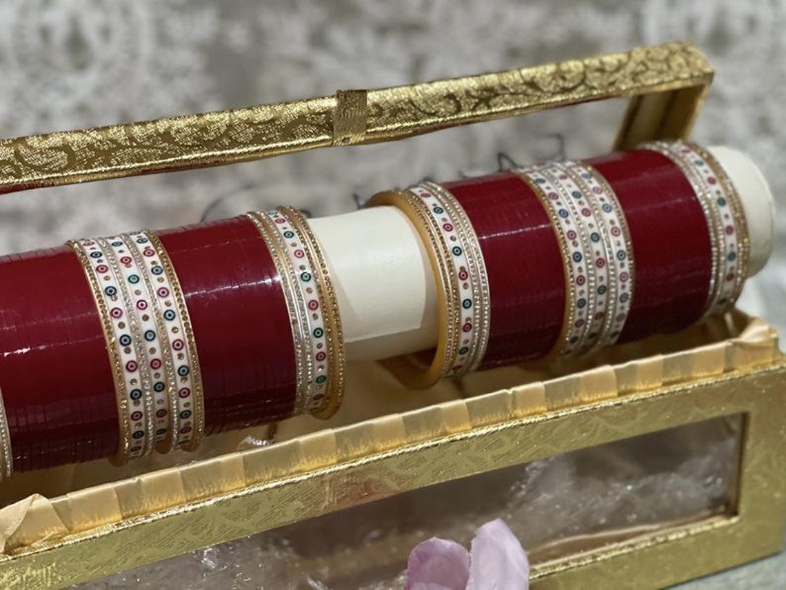 Wedding bangles Indian Punjabi wedding bangles bridal Etsy