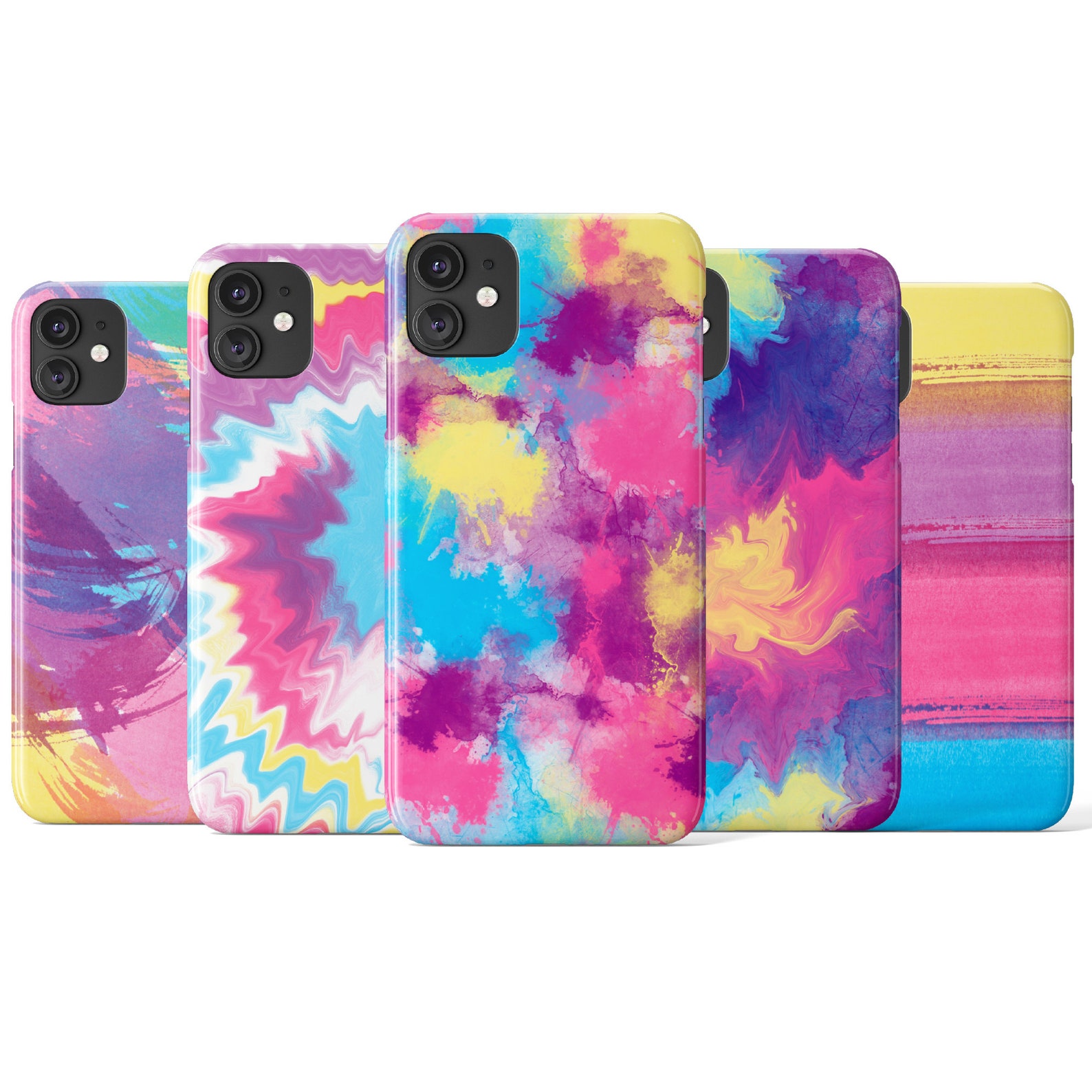 Tropical Tie Dye Phone Case for Iphone 12 11 X XS XR SE 8 7 6 Etsy
