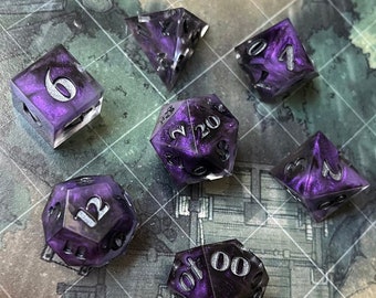 Baldur's Gate 3 Shadowheart Shar Resin Dice Set