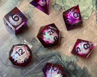 Jumbo Magical Liquid Core Resin Dice Set