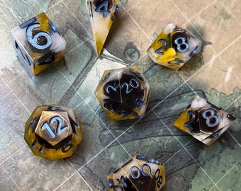 Hazbin Hotel Adam Liquid Core Resin Dice Set