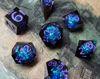 My Hero Academia Dabi Liquid Core Resin Dice Set