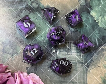 Baldur&#39;s Gate 3 Shadowheart Shar Resin Dice Set