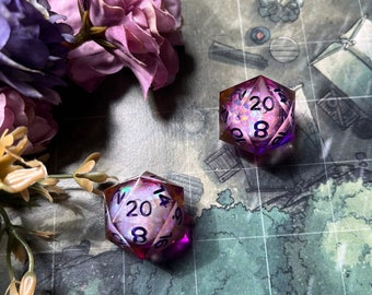 Magical D20 Liquid Core Resin Dice Set