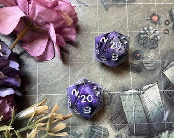 Jujutsu Kaisen Gojo Purple - D20 Resin Dice