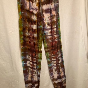 Earth tone  Ice-dyed Yoga Pants