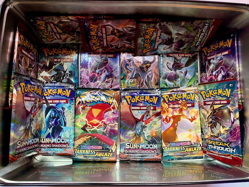Pokemon Gift Surprise Box: Plush Stickers Figures 70/% Cheaper!! Packs Cards