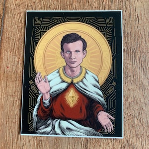 Vitalik Buterin 2&quot; x 2.57&quot; Sticker- Ethereum Sticker - Art Print - Crypto Art - Cryptocurrencies - Inspirational Art