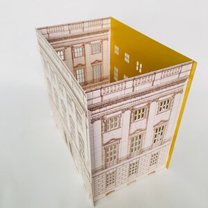 Lincolns Inn Houses Architecture paper lantern Popup building Art Home Paper decoration Architecture model Paper lamp Decoration image 9