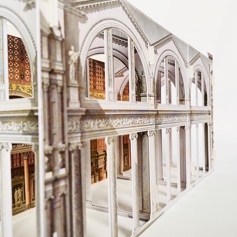 Paper Building Design Renaissance Terme Di Diocleziano Architecture Paper Lantern Popup Building Art Home ...
