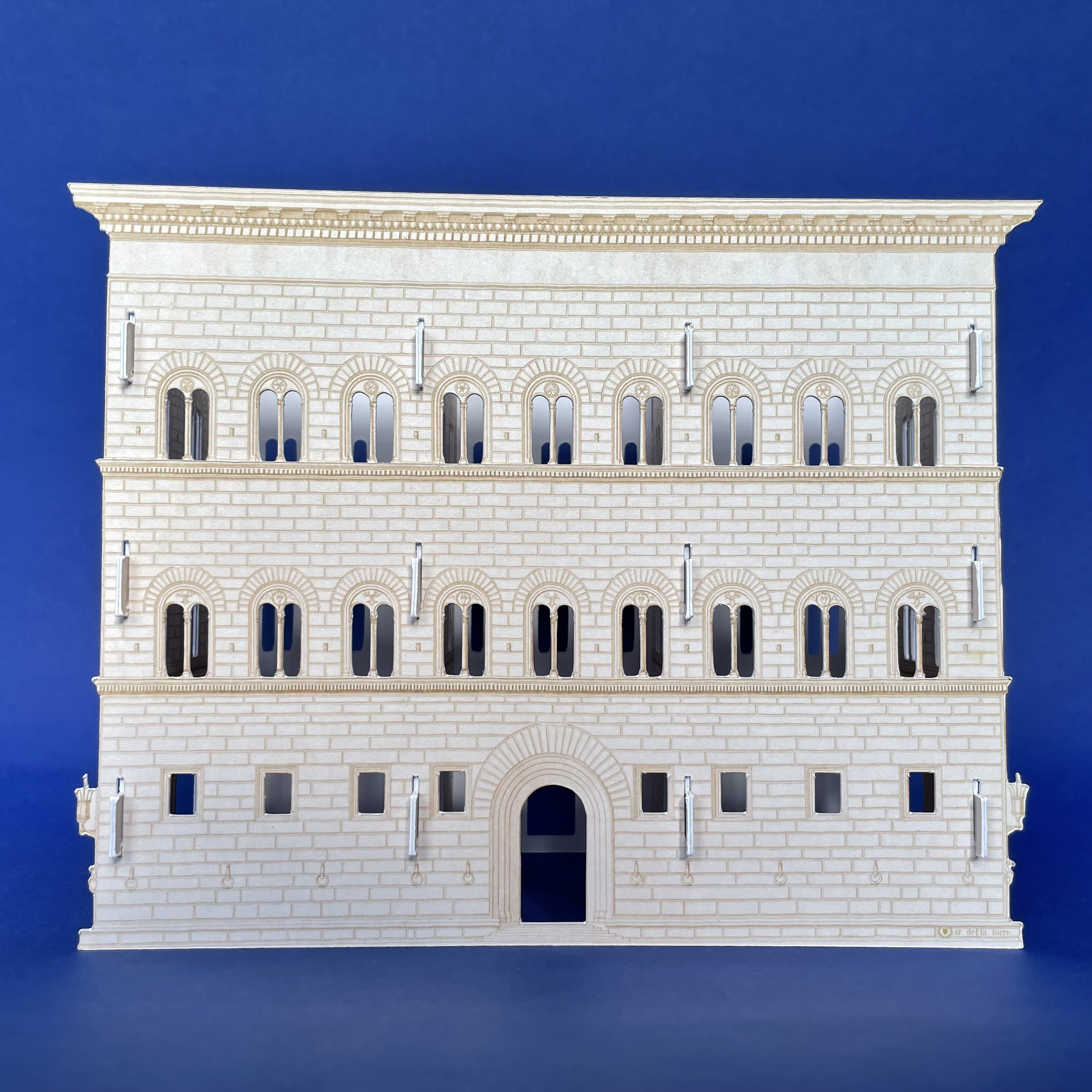 Palazzo Strozzi Architecture Paper Lantern Popup Building pic