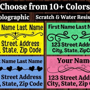Return Address Labels, Clear Address Labels, Address Labels, Weddng