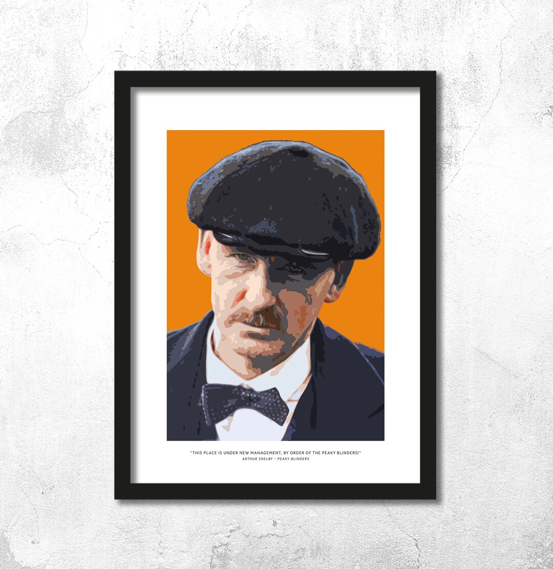 Arthur Shelby Peaky Blinders Limited Edition A3 Digital Pop Art ...
