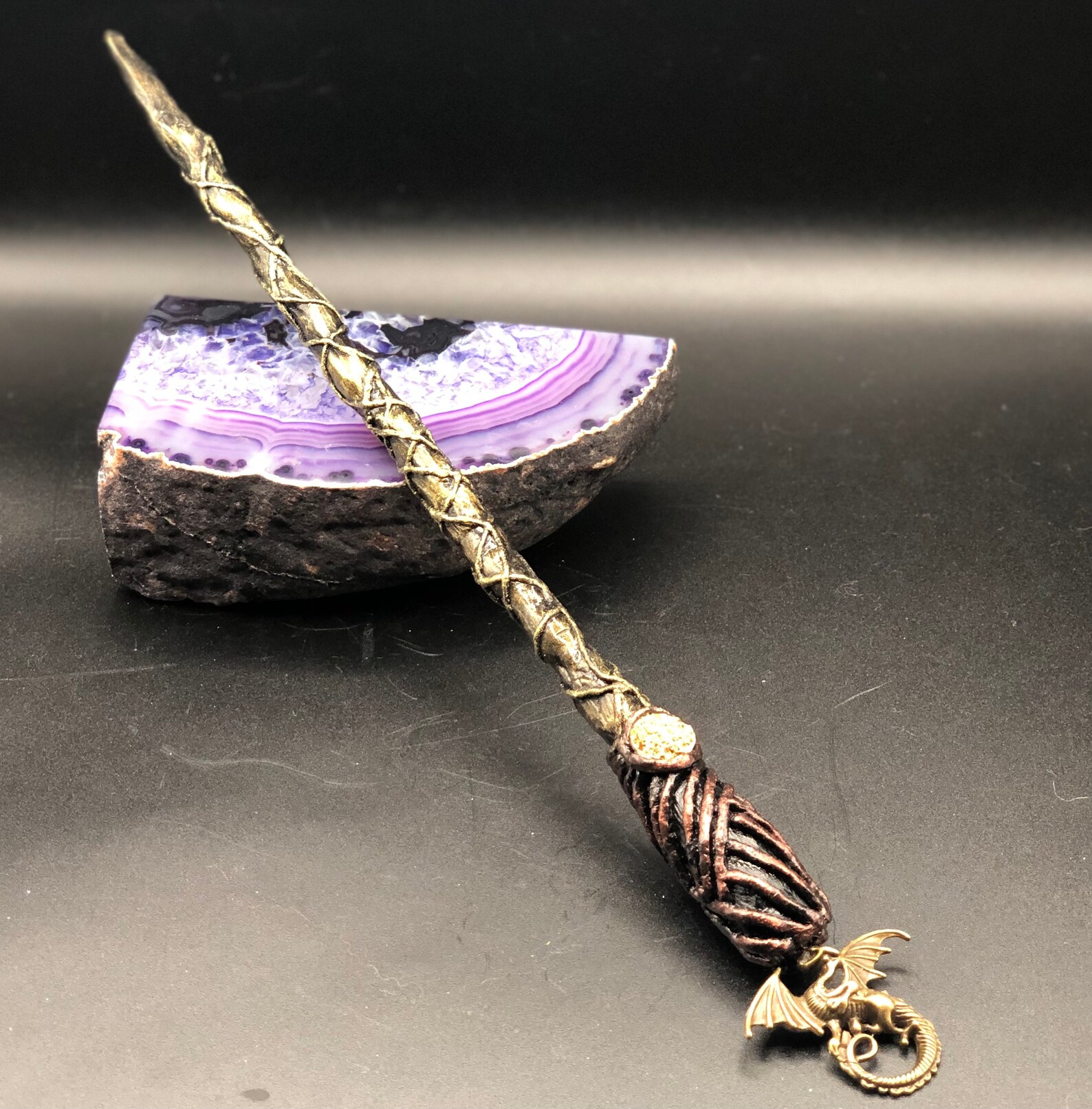 Dragon Wand wand Harry Potter wand dragon cosplay wand Etsy