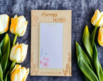 Notepad for Mum | Mothers Day Gift for Mum | Gift for Nan | Notepad | Personalised Notepad | Mums Notes | Magnet Notebook