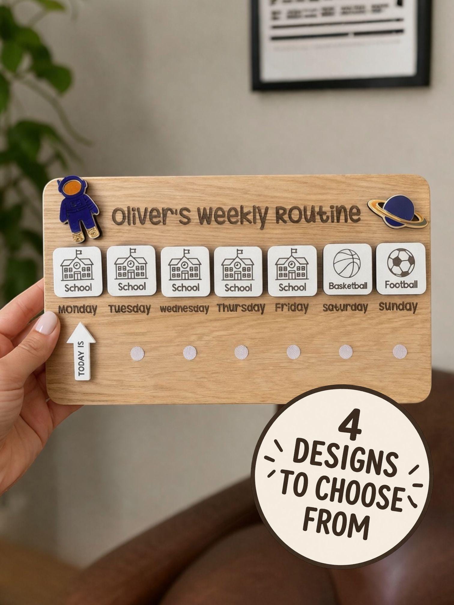 Visual Routune Chart Sen Personalised Weekly Routine Board | SEN Visual Schedule | Autism ...