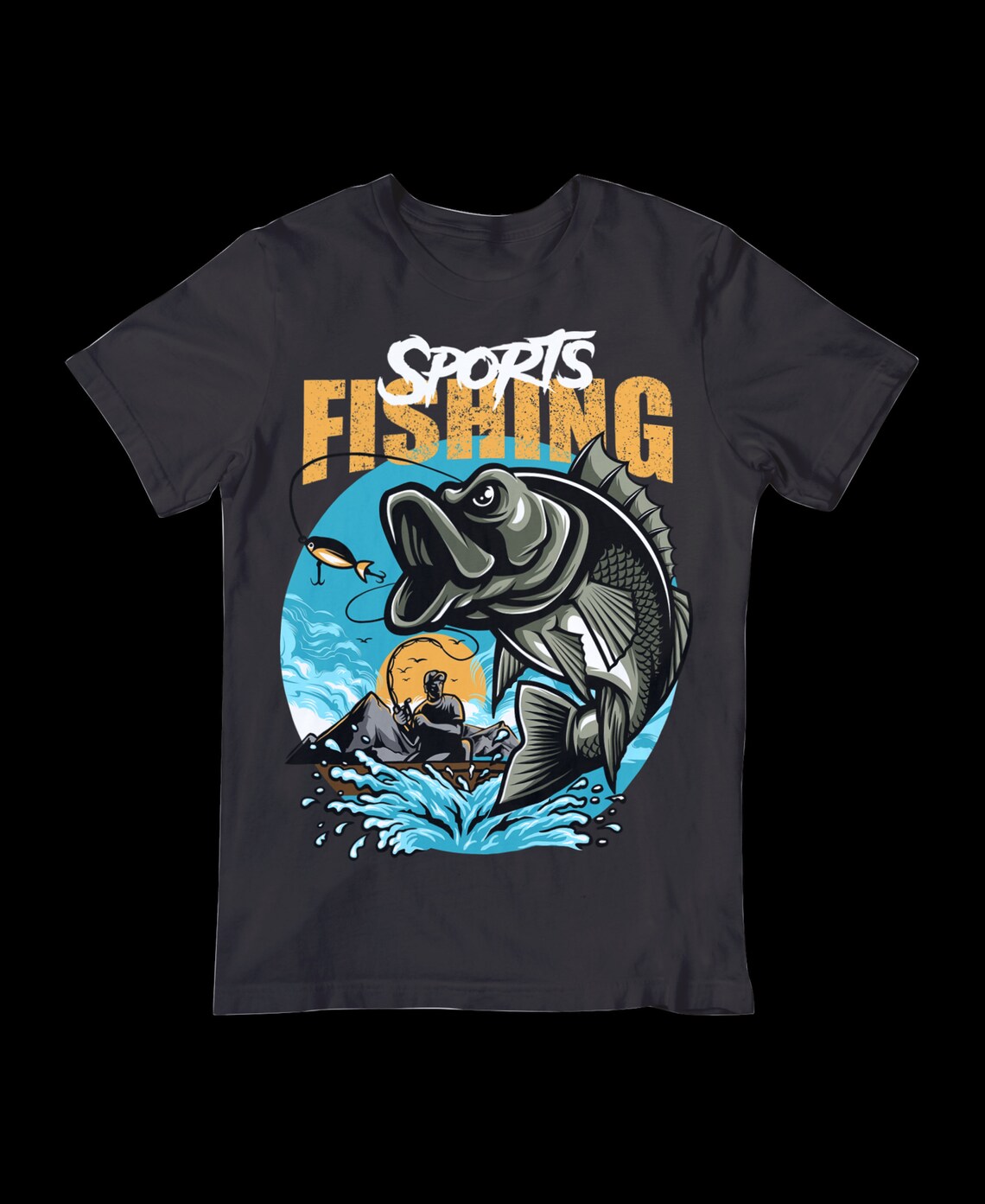 Sport fishing SVG/png/JPG Fishing T Shirt SVG Instant | Etsy