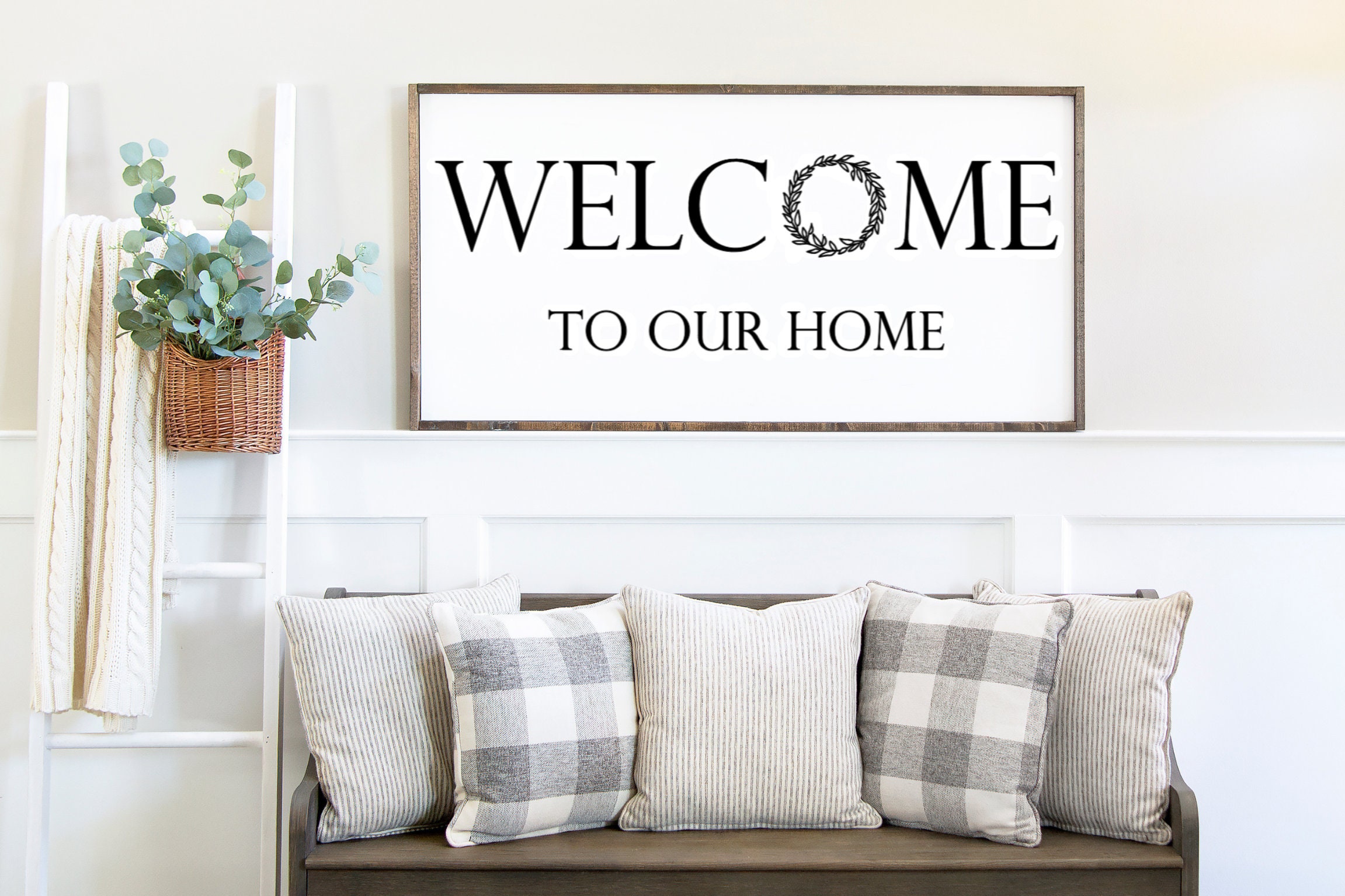 Welcome to Our Home Sign Signs for Home Welcome Signs | Etsy