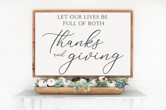 Thanksgiving Sign Fall Signs Wood Signs Fall Decor - Etsy