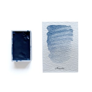 Azurite PB30  - Handmade Honey Based Watercolor Full Pan 3.2ml | L&#39;oeil