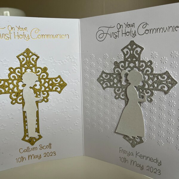 Personalised Holy Communion Cards