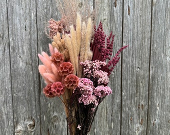 Trockenblumenstrauß, Trockenblumenstrauß Rose’, Trockenblumen zum basteln, dried bouquet, Trockenstrauß, dried Flowers, Trockenblumen, (DHL)