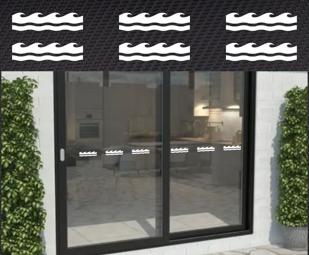 Safety Glass Sliding Door X2 Vinyl Decal Sticker Window Etsy Australia