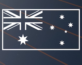 Australian Flag Sticker Car Decal Vinyl Window Southern Cross Aussie Straya Ute 4x4 4WD Australia Flag Eureka