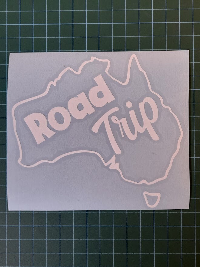Road Trip Vinyl Decal Sticker Car Caravan 4WD 4x4 Travel Touring ...