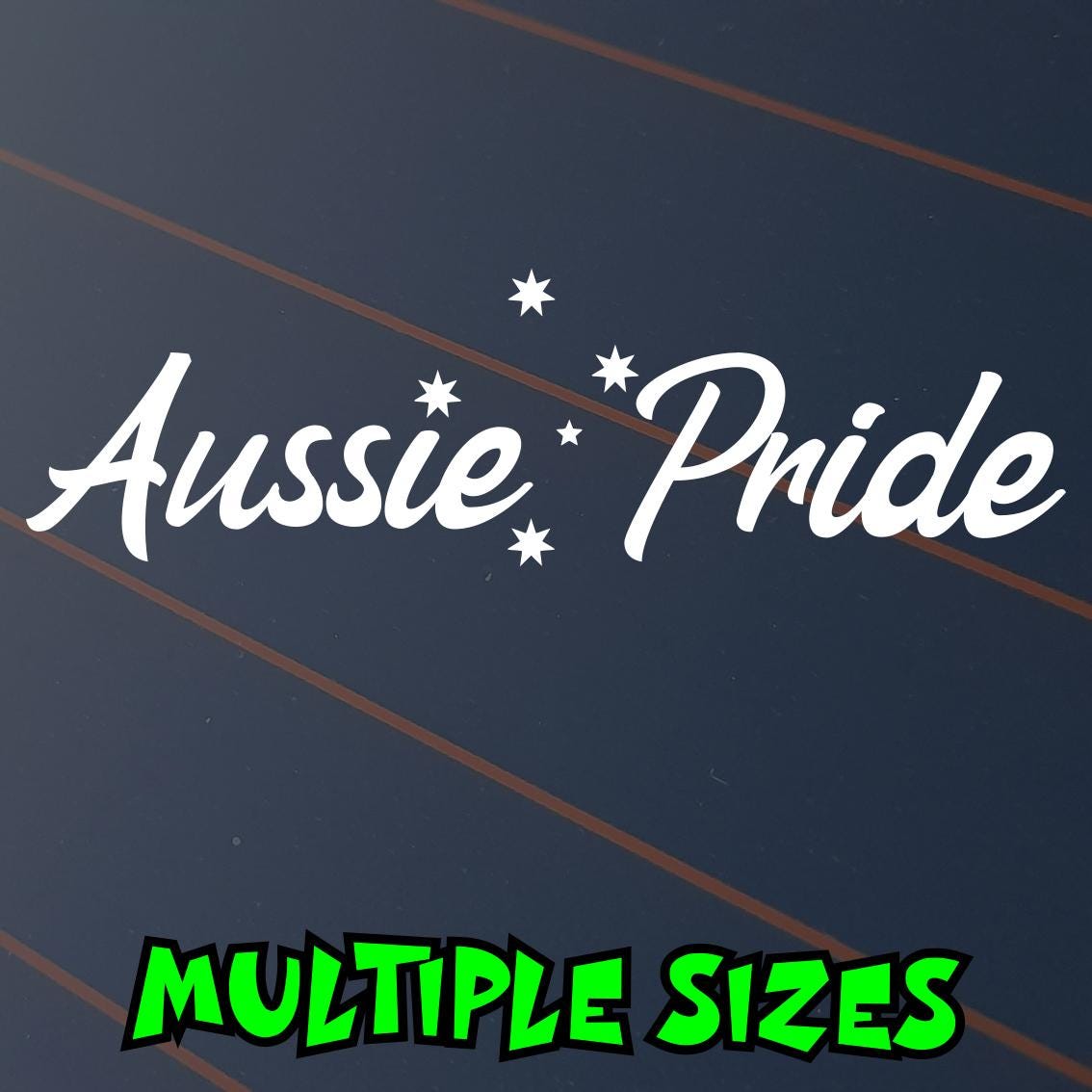 Aussie Pride Sticker Decal Car Window Southern Cross Australia Caravan ...