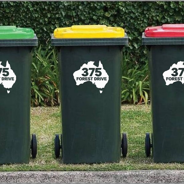 Wheelie Bin Stickers Etsy Australia