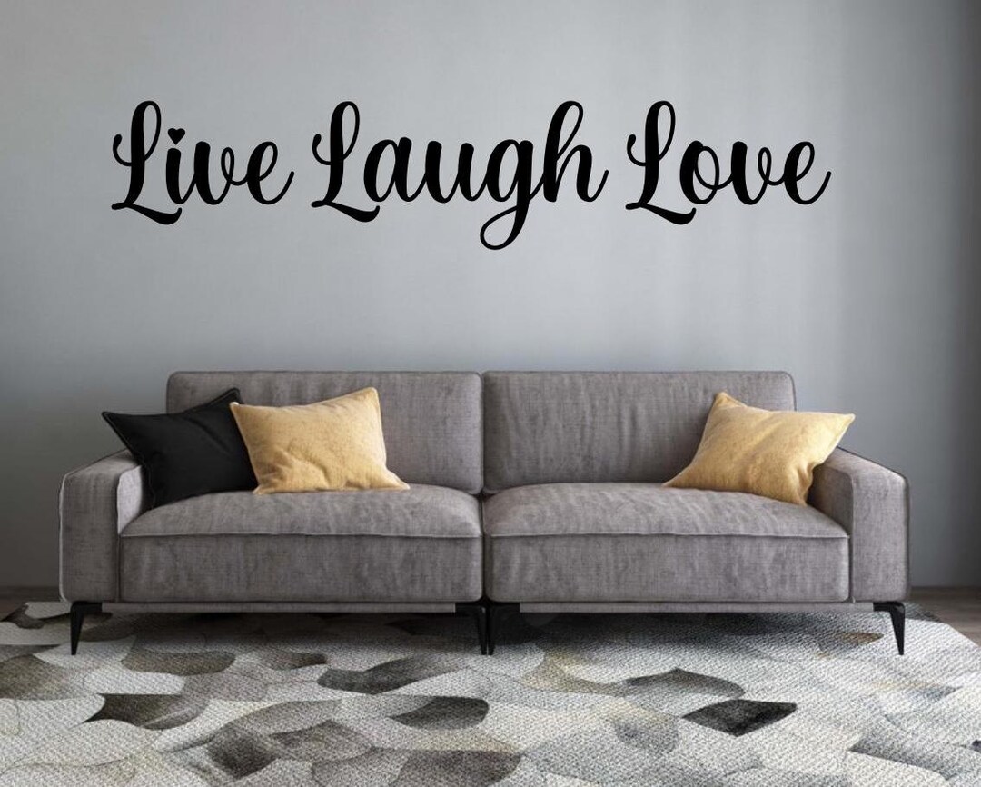 Live Laugh Love Sticker Vinyl Decal Wall Art Quotes Removable Home DIY ...